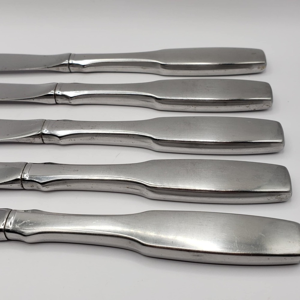 Oneida Community Stainless Paul Revere Modern Hollow Satin Knife 8½" (Set Of 5) - Picture 3 of 6